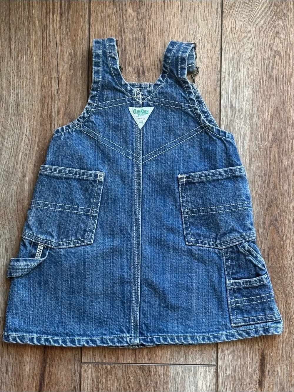 OshKosh B'gosh Blue Denim Overall Dress